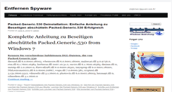 Desktop Screenshot of entfernenspyware.com